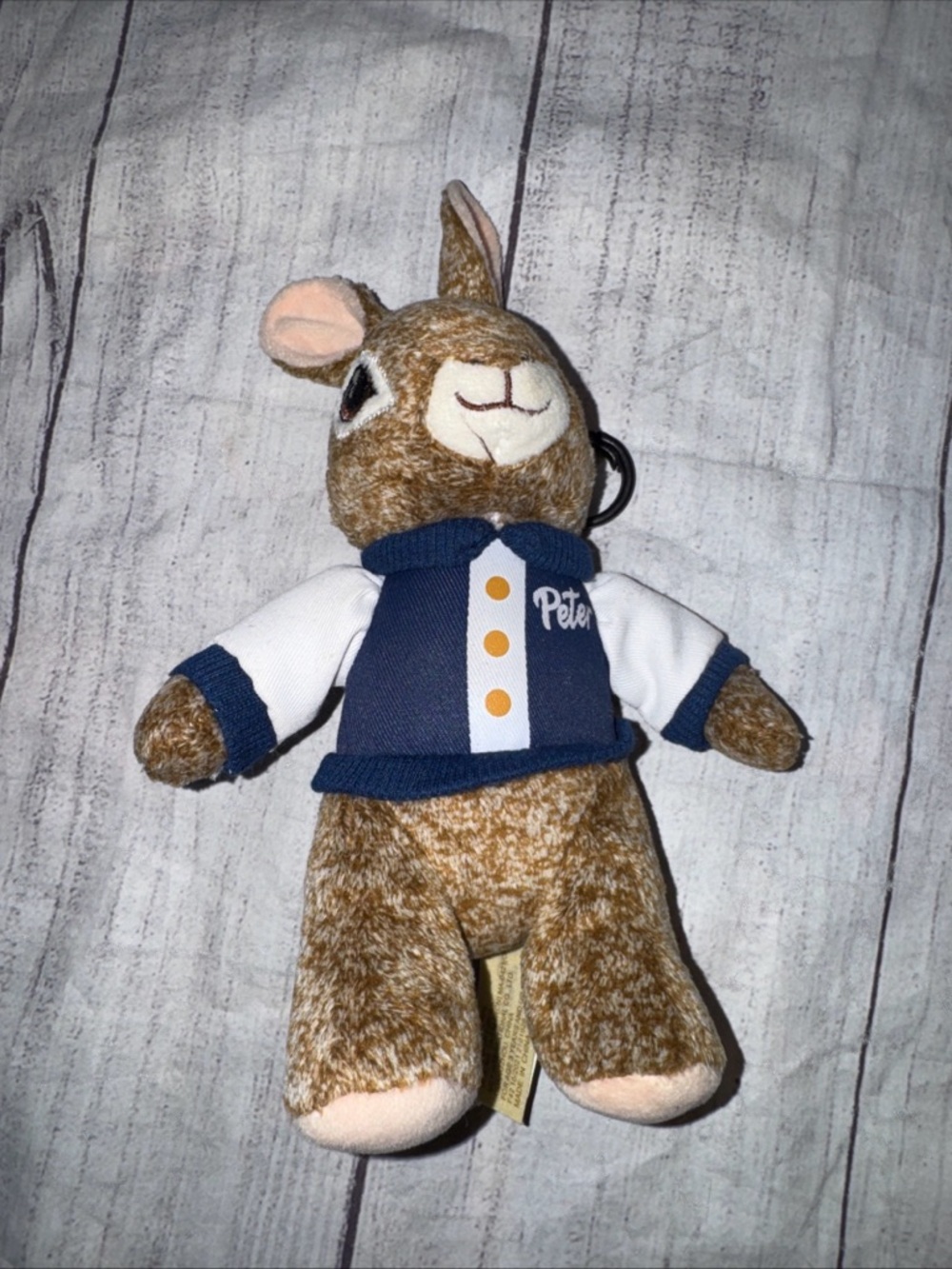 Peter Rabbit Plush Official 8" Small Dan Dee Stuffed Animal w/Backpack Clip 2021